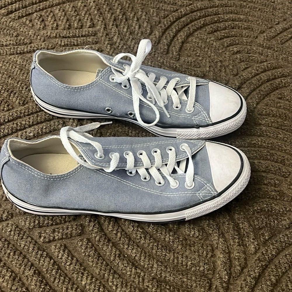 Baby blue converse